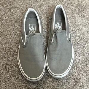 Vans Women’s Gray Slip-On Shoes
